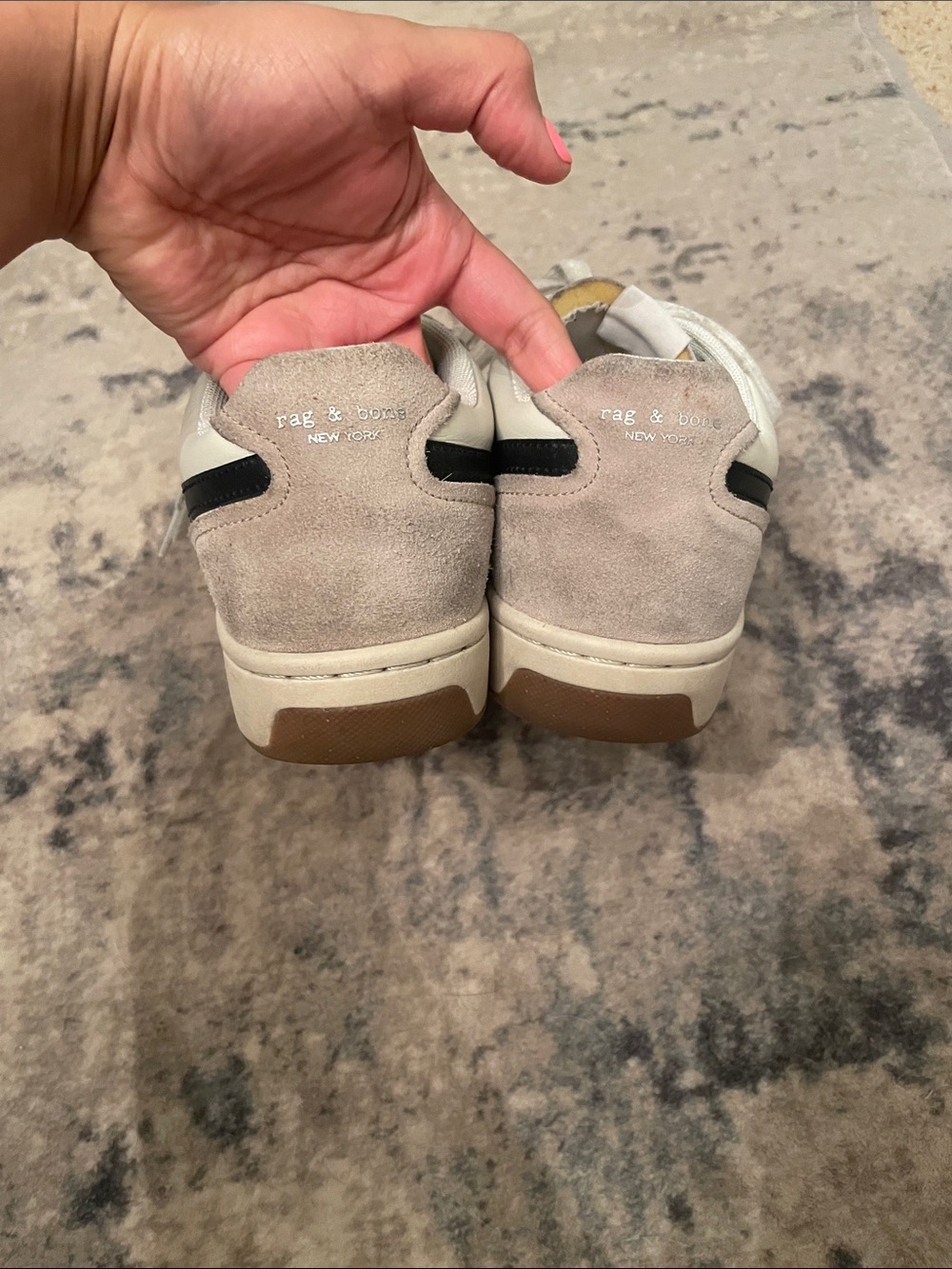 rag & bone Turtle Dove Retro Court Runners - Picture 2 of 3